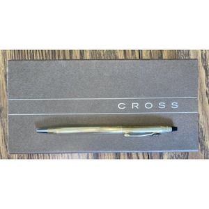 Cross Ballpoint Pen 10K Gold With Box #4502 Refillable Office Professional